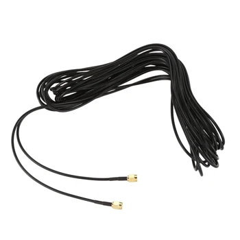 10 m SMA Erkek SMA Erkek M-M Konnektör RF Koaksiyel Pigtail RG174 Uzatma Kablosu Altın