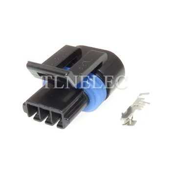 12162280 Delphi GM 3 Pin Way Mühürlü Gri Dişi Konut Fişi Otomatik Kablo Demeti Su Geçirmez Enjektör Konnektörü
