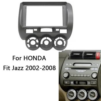 2 Din Android Kafa Ünitesi Araba Radyo çerçeve kiti HONDA Fit Caz 2002-2008 Otomatik Stereo Dash Plastik Panel Fasya Trim ön çerçeve