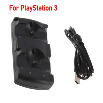 2 in1 Çift Şarj çift usb Şarj Powered şarj ünitesi için PlayStation 3 için Sony için PS3 Denetleyici ve Hareket Navigasyon Sıcak