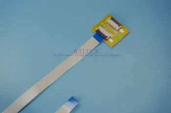 2 Takım 14 Pin 14 Pin 0.5 mm Pitch FPC Kablo uzatma prizi adaptörü PCB FFC Kablosu 600 mm Aynı Taraf