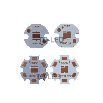 6V 12V Bakır Substrat PCB CREE XHP50 5050 Led lamba yuvası Termoelektrik Ayırma Bakır Plaka
