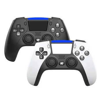 Bluetooth Kablosuz Oyun Denetleyicisi için PS4 6-axis Programlanabilir Çift Titreşim Gamepad Dizüstü Renkli Oyun