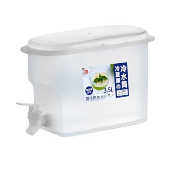 Buzdolabı 3.5 L su sürahisi İçecek Limon Suyu Sürahi Konteyner İçecek İçecek Süt meyve çayı Musluk ile Sızdırmaz Ev