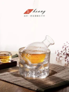 Ev Klasik Cam Cep şise takımı El Yapımı Japon Tarzı Ev Sake ışıklı saksı Lüks Flasque Alcool Masa Malzemeleri EJ50HF
