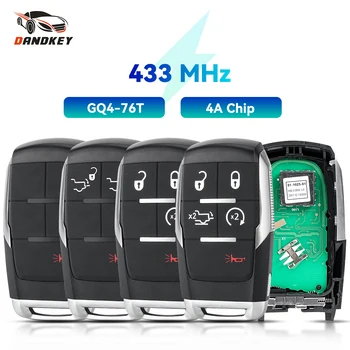 GQ4 2019-2021 Dodge RAM 2500 3500 4500 5500 Alım İçin Dandkey 1/3/4/5 Düğmeleri Akıllı Araba Uzaktan Anahtar 433MHz 4A PCF7953M Chip-76T