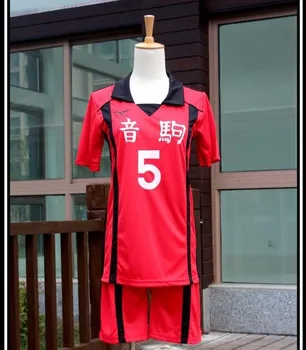 Haikyuu!! Yeni Nekoma Lisesi No. 5 Kenma Kozume Cosplay Kostüm Takım Forması No. 1 Kuroo Tetsurou Üniforma