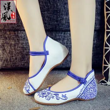 İlkbahar ve Sonbahar kadın Yükseltilmiş Antika İşlemeli Hanfu Ayakkabı Trendyol Sandalet Kadın Yaz 2022 Bale Daireler Loafer'lar