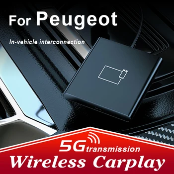 Kablosuz CarPlay Alıcısı için Peugeot 4008 508 5008 RCC 208 308 3008 408 Kablosuz CarPlay Adaptörü Araba Multimedya Oynatıcı Adaptörü