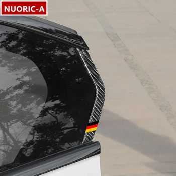 Karbon Fiber Arka Cam Anti-çarpışma Trim Şeritler Araba Styling BMW 3 Serisi İçin G20 2020-2021 Otomotiv Dış Aksesuarları