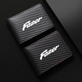 Karbon Fiber KİMLİK kartı tutucu Banka Kredi kartı tutucu akıllı cüzdan Yamaha FZ1 FAZER FZ6 FZ6R FZ8 FAZER FZ750 FZR1000