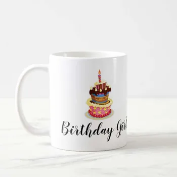 Kişiselleştirilmiş adı doğum günü kız kupa Çocuk çay bardağı Tatlı Komik Kupalar Bardak Kız Arkadaşı için Erkek Arkadaşı Yenilik Sevgililer Meslektaşım