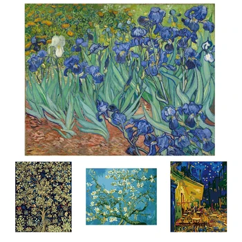 Numaraya Göre DIY Boyama Van Gogh Resim Kahve Boya By Numbers Handpainted Yağlıboya Ev Dekorları İçin Çiçek Oturma Odası İçin