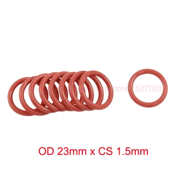 OD 23mm x CS 1.5 mm silikon o ring o-ring o'ring kauçuk conta halka yıkayıcılar