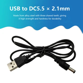 Profesyonel USB DC5. 5x2. 1mm Güç şarj kablosu Güç Kablosu Konektörü Elektronik Masa Lambası Şarj Malzemeleri