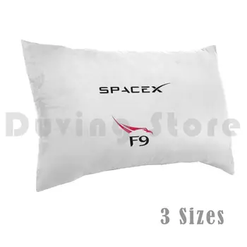Spacex Falcon 9 Uzay X Roket Yastık Kılıfı DIY 50x75 Uzay X Spacex Logo Elon Misk Tesla Spacex Fırlatma Roketi
