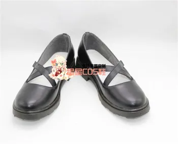 Touhou Projesi Izayoi Sakuya Kızlar Kısa Siyah Cosplay Ayakkabı Çizme X002
