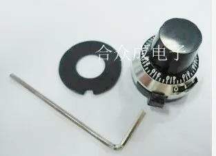 [VK] Çok turlu arama topuzu diyafram 4mm WXD3-13 topuzu anahtar düğmesi anahtar düğmesi anahtarı