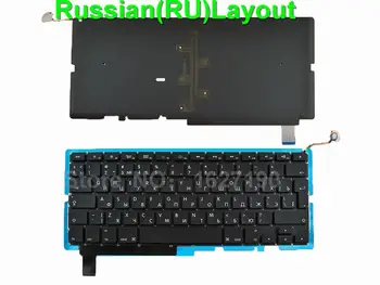 Yeni RU rus klavye APPLE Macbook Pro için A1286 SİYAH Arkadan Aydınlatmalı kurulu RU Laptop Klavyeler