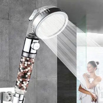 Çok fonksiyonlu El Filtresi Spa Duş Başlığı Basınçlı Filtre Duş Başlığı Banyo Su Tasarrufu Püskürtme Memesi