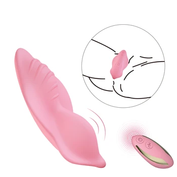 Üst Seks Oyuncak Giyilebilir Külot Klitoris Alay Vibratör Meme Masajı Uzaktan Kumanda